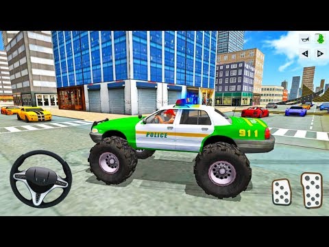 Police Monster Truck Stunts Driving 2019 - Android Gameplay