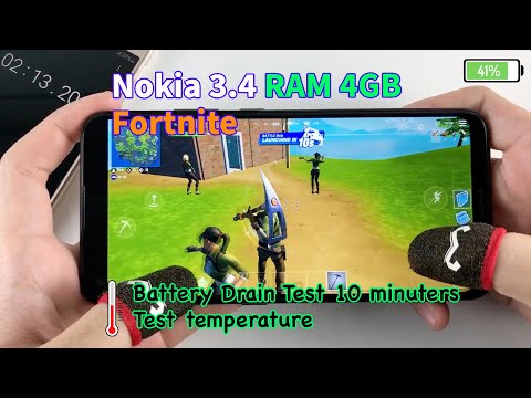Nokia 3.4 Fortnite Gameplay | Snapdragon 460, 4GB
