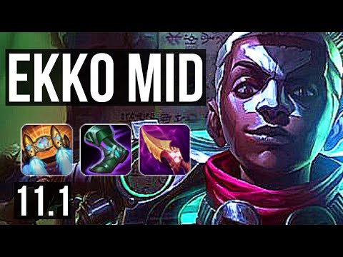 EKKO vs WUKONG (MID) | 3.6M mastery, 1700+ games, Legendary, 18/5/9 | BR Diamond | v11.1