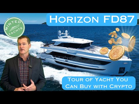 Exclusive Tour: Horizon FD87 Skyline - Now Available via Crypto Currency - Ultimate Luxury Yacht