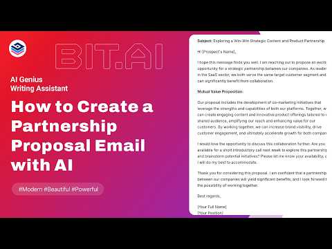 How to Create a Business Partnership Proposal Email with AI thumbnail
