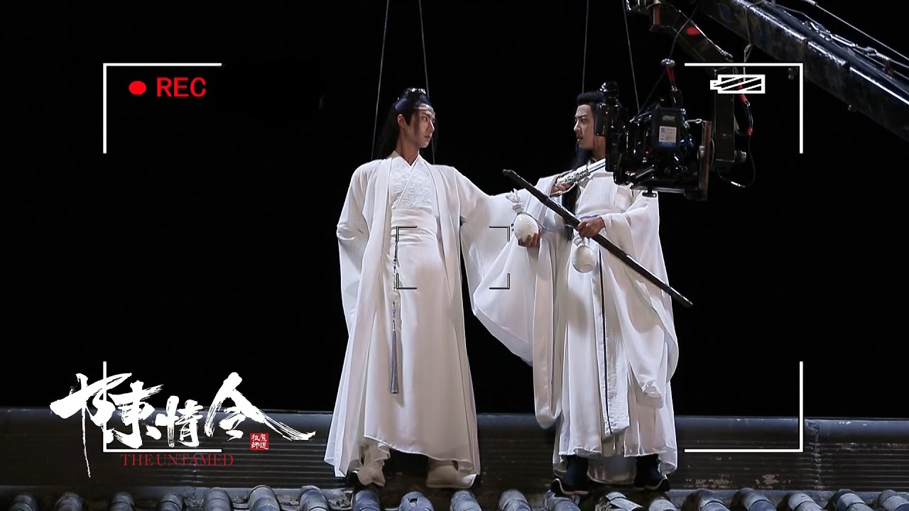 「陳情令」メイキングーーNGカット（屋根の上）