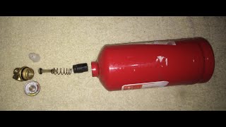 fire extinguisher into Pcp(pre-charge pneumatic) air tank cylinder