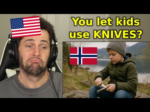 American Reacts to How Norwegians Raise Their Children | Part 2