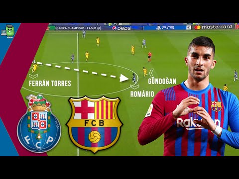 PORTO 0-1 BARCELONA | ANALYSIS OF FERRAN TORRES GOAL | CHAMPIONS LEAGUE