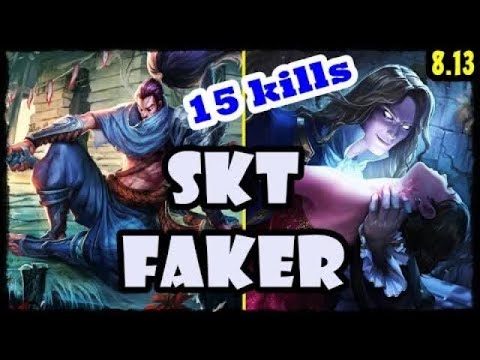 Faker Yasuo MID - Yasuo vs Vladimir Stream 8.13 Gameplay Season 8
