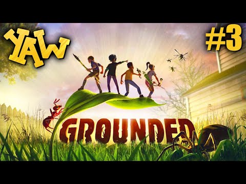 CRAZY GARDEN SURVIVAL WITH GIANT SPIDERS, ANTS & MORE! (Grounded)(Ep.3)