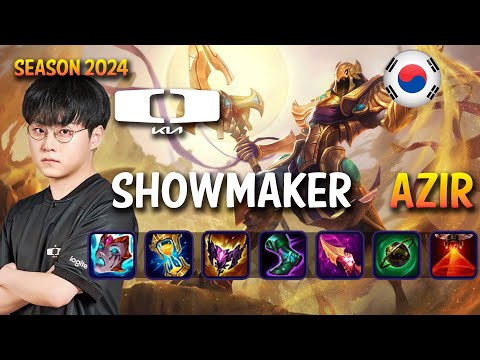 DK ShowMaker AZIR vs AURELION SOL Mid - Patch 14.23 KR Ranked | lolrec