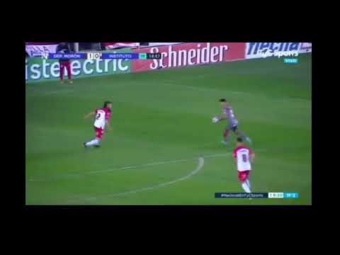 Deportivo Morón 1 - Instituto (CBA) 0. Gol de Gonzalez