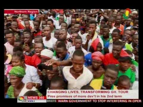 Pres. promises more developement his 2nd term -26/8/2016