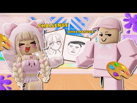 CHELLENGE SPEED DRAW SERBA MANUSIA BESAMA BANG TOBA KACAU BANGET‼️😭 | Roblox Indonesia