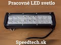 LED pracovné svetlo - 18 x 3W LED / 10-30V / 4860lm / ECE R10 (234x80x65mm) - Video Youtube