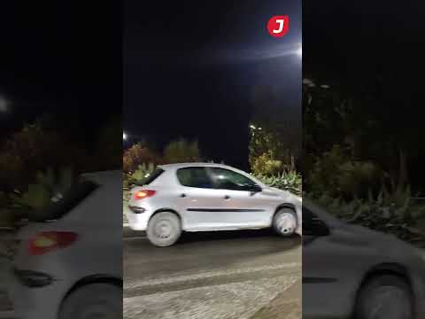 Ola polar // Rawson amaneció bajo nieve