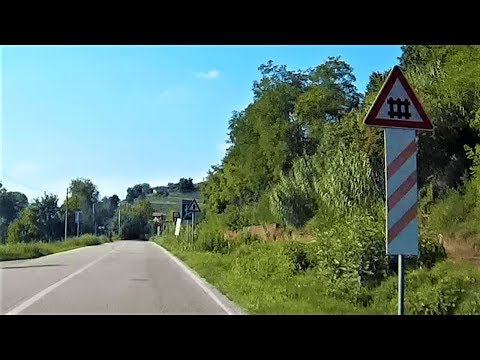 Passaggio a livello tra S.Stefano Belbo (CN) e Castagnole Lanze (AT) # railroad crossing
