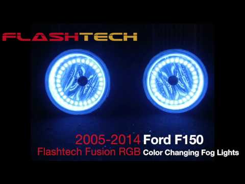 FLASHTECH LIGHTING Ford F150 V.3 Fusion Colorshift halo Fog light kit (2004-2015)