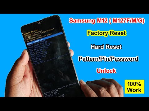 Samsung M12 Hard Reset/Factory Reset/Screen Lock Remove | Samsung M127F Forget Password/Pin/Pattern