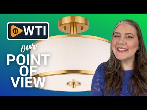Edwarmlux 3-Light Semi Flush Mount Ceiling Light Fixture - WTI product video review