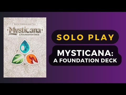 Upcoming Button Shy Game! Mysticana: A Foundation Deck Overview & Solo Playthrough of 'Nine Perils'