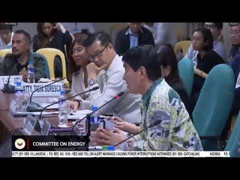LIVE Pagdinig ng Senado sa pagdeklara ng red, yellow alerts sa Luzon, Visayas, at Mindanao grid