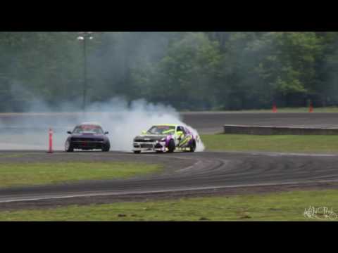 Alex Michaud Leading Martin Langlois - Dmcc Drift 2015 Round 2