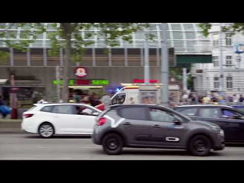 Austrian Ambulance Driving By | FREE DOWNLOAD #NoCopyright 4k #StockFootage