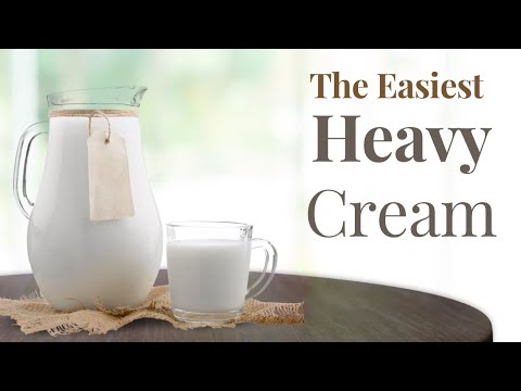 How to make Heavy cream with 2 ingredients!