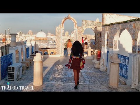Tunis Tunisia Walking Tour - Tunis Souk & Sidi Bou Said | Tunisia - Like You've Never Seen Before 4k