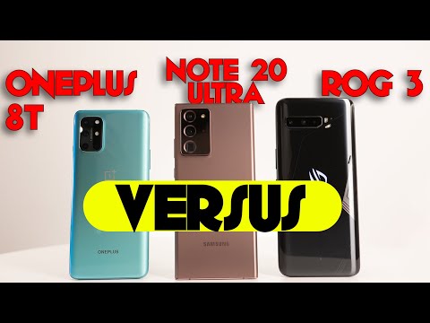 OnePlus 8T vs Galaxy Note 20 Ultra (Exynos ) vs Asus ROG Phone 3 Speed Test and Camera Test