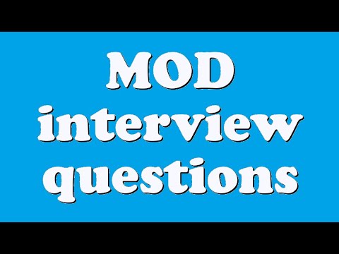 MOD interview questions