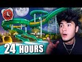 24 HOUR OVERNIGHT CHALLENGE In INDOOR WATERPARK