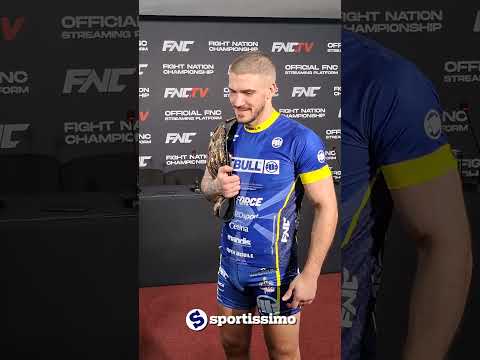Marko Bojković govorio nakon osvojenog pojasa na FNC