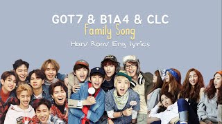 Download lagu GOT7 B1A4 CLC Family with lyrics... mp3
