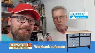 Hornbach Werkbank Küpper Hammerschlag-Silber :: Aufbau
