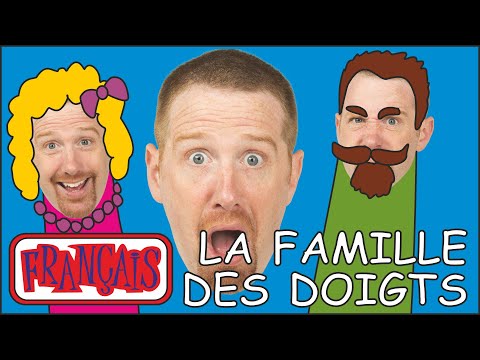La Famille des Doigts à la Crème Glacée | Le Français avec Steve and Maggie Français