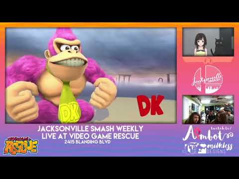 Jax Smash Weekly 5/24/18 - Afmbot(Donkey Kong) vs. BxA | Zeta(Zero Suit Samus) Winners R3