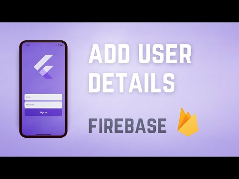 (CRUD)📱Create & Store User Data • Firebase x Flutter Tutorial ♡