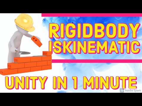 Rigidbody IsKinematic - Unity in 1 minute