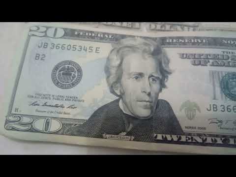 Vídeo: Nota 20 dólares: dúvidas e como identificar