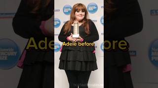 Adele before vs after #adele #beforeandafter #shortvideo #song #music #pop #new #youtubeshorts