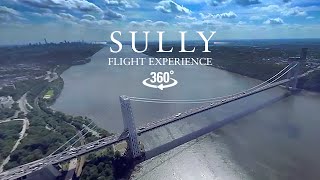 Watch a helicopter retrace Sully’s landing in the Hudson in 360°