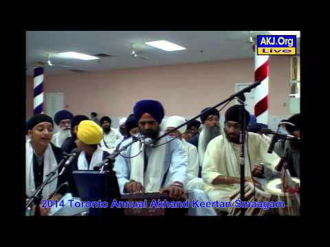 002 Toronto July 2014 Smaagam - Sunday Morning Keertan - Bh. Jaswant Singh Jee