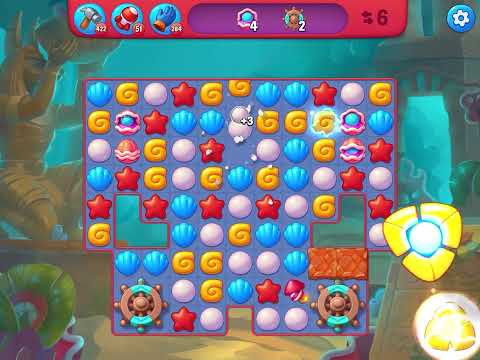 Fishdom Hard level 6836 no boosters フィッシュダム ハード [Friend's]