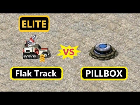 Flak Track vs PILLBOX - Red Alert 2
