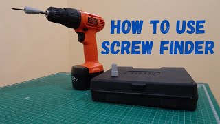 How to use a Screw Finder - Black &amp; Decker
