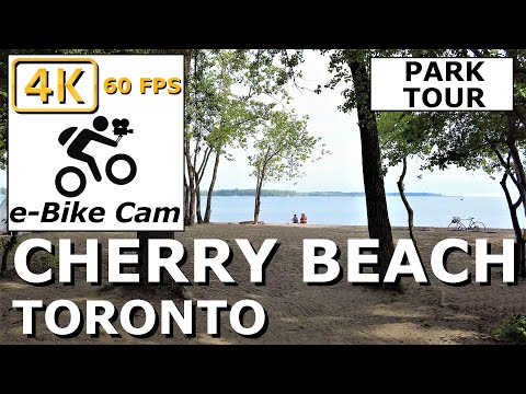 Cherry Beach, Toronto: 4K Bike Adventure! 🚴‍♂️