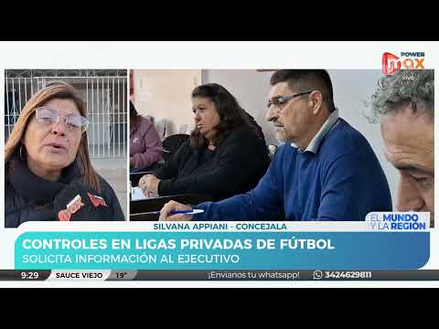 Proyectos y Pedidos de informe: Canal Aguiar y Ligas de Fútbol | Appiani y Picard, Concejales Recreo