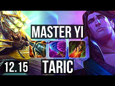 YI vs TARIC (JNG) | 9/0/6, 73% winrate, Legendary, Rank 9 Yi | NA Challenger | 12.15