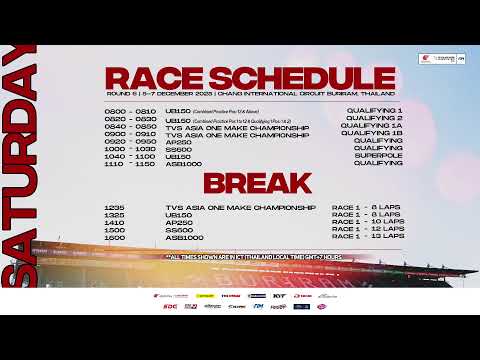 [LIVE] Idemitsu FIM Asia Road Racing Championship 2025, Round 6, 2025 - D2 (2/2)