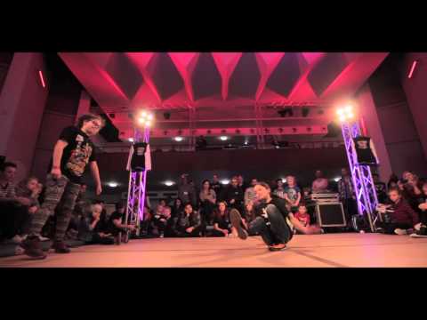 Kidsbattle 2015 - Breakdance Achtelfinale B-Girl AJ vs Paula