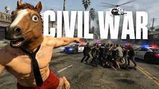 GTA 5 But NPCs Started a Revolution